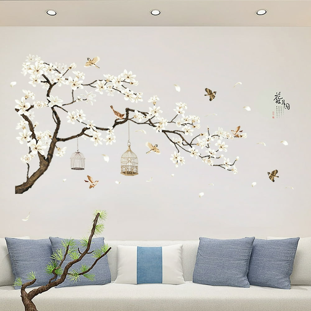 DIY Romantic Warm White Cherry Blossom Tree and Flower