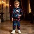 thumbnail image 5 of Linfrsh Boys Clothes Boy Fall Winter Outfits Long-sleeved Hooded Sweatshirt Pants 2Pcs Set, 5 of 9