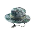 thumbnail image 6 of EINCcm Hats for Men Unisex Round Camouflage Cap Summer Sun Hat Bucket Hat Cowboy Hat for Outdoor Fishing Hiking Climbing Breathable Windproof UV Protection, Beige, 6 of 8