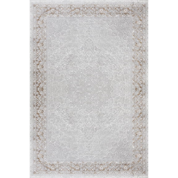 Grey Framed Area Rugs for Living Room Washable Rugs Boho Moroccan Area Rug Soft Neutral Geometric Bohemian Carpet Distressed Indoor Rug for Bedroom Dining Room Office Foldable Nonslip Rug