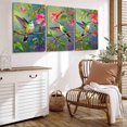 thumbnail image 2 of Hieng Canvas Oil Painting Hummingbird Oil Original Painting Birds Original Fine Art Friendship Animals Artwork Gifts for Her Unframed, 2 of 6