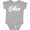 AC-Heather Grey, variant on Inktastic Ohio Text Boys or Girls Baby Bodysuit