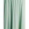 thumbnail image 6 of SiiRoh Girls Elastic High Waist Pleated Maxi Skirt Midi Swing Skirts Beach Vacation Summer Outfits Green 110, 6 of 7