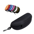 thumbnail image 2 of Portable Zipper Sunglasses Case with Clip, Unisex Hard Shell Box Shockproof Protective Travel Eyeglasses Case Glasses Storage Box, 2 of 7