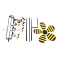 thumbnail image 2 of Bees Windmill, Lovely Bees Windmill Easy Installation Wide Application Metal  For Courtyard For Outdoors, 2 of 8