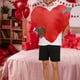 thumbnail image 5 of Disfraz de corazón para adulto, reutilizable, novedoso, para fiesta de disfraces. Corazón de Cupido, 5 of 8