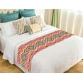 thumbnail image 1 of EREHome colorful Pattern Bed Runner Bed Scarf Bed Decor 20x95 inch, 1 of 1