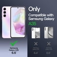 thumbnail image 2 of JETech Matte Case for Samsung Galaxy A35 5G, Frosted Translucent Back Protective Slim Phone Cover, Anti-Fingerprints (Purple), 2 of 6
