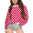 thumbnail image 2 of Girls Romper Jumpsuit for Everyday Wear featuring Dot Print Cozy Pullover Lightweight -Piece Outfit for Toddlers and Kids 1-7 on Platform, 2 of 4