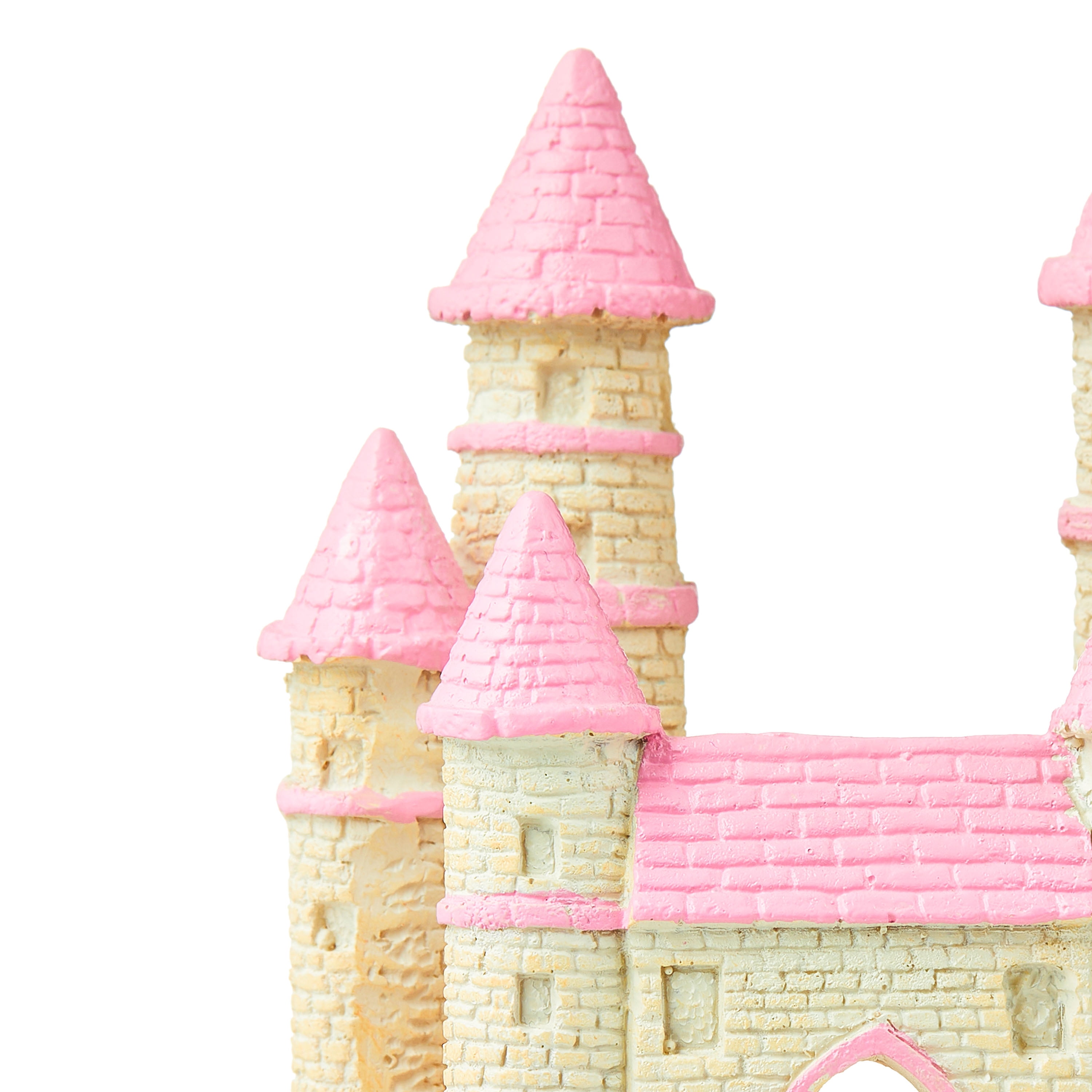 Vibrant Life Resin Aquarium Decor, Princess Castle Ornament, 4.09" x 3.14" x 5.03"