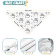 thumbnail image 6 of Dog Bandana 1 Pack,White Highland Cow Bathtub Bubble Pattern Bandanas for Dogs,Cat Bandana,Small/ Large Dog Bandana 2 Size,Dog Bandanas, 6 of 6
