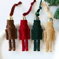 thumbnail image 4 of Flocked Nutcracker Ornament Diy Christmas Tree Decoration Indoor Window Hanging Holiday Decorations Home Decor Supplies, 4 of 9
