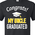 thumbnail image 4 of Inktastic Congrats My Uncle Graduated with cap T-Shirt, 4 of 5