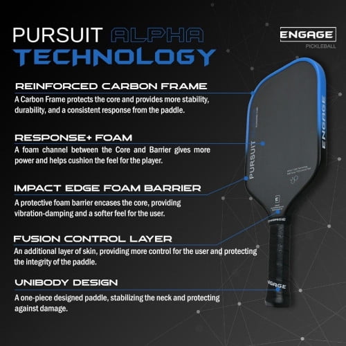 Engage Alpha 16mm Pickleball Paddle