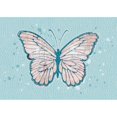 thumbnail image 3 of Aesthete 24x18 Black Modern Framed Museum Art Print Titled - Butterlfy, 3 of 5
