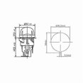 thumbnail image 3 of 2set E14 High Temperature Resistance 300 Celsius 250v 25w Lamp, Lamp Holder, Lighting Ceramic Lamp, 3 of 4