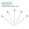 thumbnail image 4 of Uxcell Sewing Pins, 1.5 Inch Straight Pin with Plastic Pearlized Ball Head, Silver,400Pack, 4 of 6