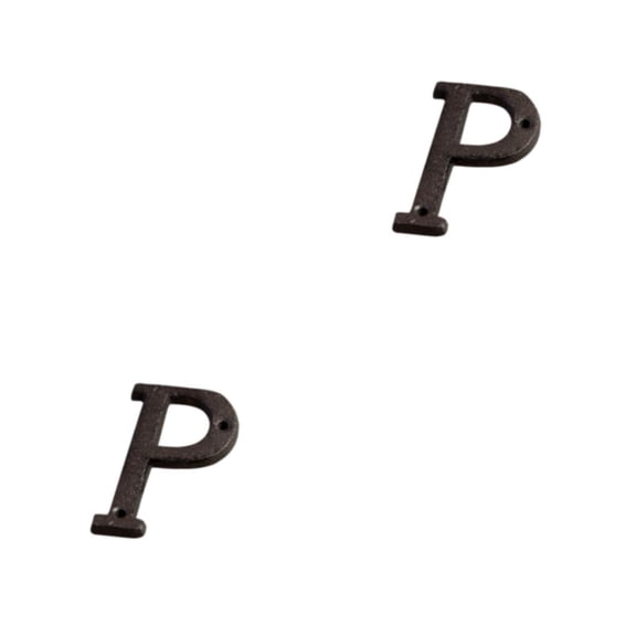Inteprter Letras de Metal para puertas, decoración eficaz para el hogar, placa de número de casa de Metal confiable y duradera Type2 NO2