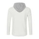 thumbnail image 3 of Blusa con capucha de manga larga para hombre, moda informal, con capucha, color liso, sudadera de manga larga, blusa, abrigo de poliéster para hombre, 3 of 3