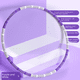 thumbnail image 3 of Vår Fitness Vuxen Tung Hula Hoop i Rostfritt Stål med Tvåfärgat Skum, Avtagbar, Sex Sektioner, Åtta Sektioner, Lila Grå purple gray, 3 of 4