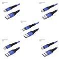 thumbnail image 1 of Cable USB Methold de nylon reemplazo de línea de datos de Carga rápida para Android Micro USB Azul 2M, 1 of 6