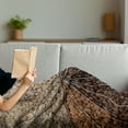 thumbnail image 3 of Coffee Soft Flannel Fleece Blanket, Many Varieties of Roasted Beans with Darkening Color Scheme Strong Taste, Cozy Plush for Indoor and Outdoor Use, 50" x 60", Beige Brown Pale Brown, by Ambesonne, 3 of 5