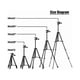 thumbnail image 3 of Smartphone Stand, iPhone Stand 42 inch 106 cm Lightweight Aluminum, Smartphone Stand for Camera (Black), 3 of 5
