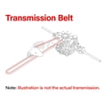 thumbnail image 2 of NEW for MTD / Cub Cadet LTX1042 LTX1045 LTX1046 LTX1050 Belt / 754-04207 954-04207, 2 of 2