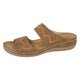 thumbnail image 2 of Bmisegm Ladies Summer Solid Colour Flowers Hollow Breathable Slope with Thick Bottom Large Size Sandals Slippers Summer Brown 6.5, 2 of 8