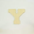 thumbnail image 2 of Package of 1, 16 Inch X 3/4" Thickness Baltic Birch Wood Letter Y in The Collegiate Font, Thick for Art & Craft Project, Made in USA, 2 of 4
