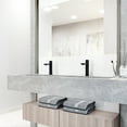 thumbnail image 3 of VIGO Nova Button Operated Single-Hole Bathroom Faucet in Matte Black, 3 of 14