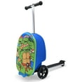 thumbnail image 3 of Fast Forward Teenage Mutant Ninja Turtles 18" Scooter Luggage for Boys, Girls, Unisex | Teenage Mutant Ninja Turtles Kids Luggage with Wheels | Carry On Ride On Suitcase for Kids, 3 of 7