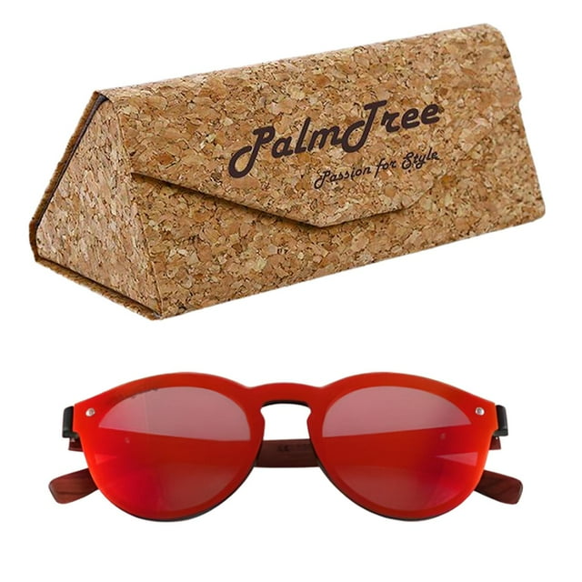 Gafas de Sol de Madera VentDepot Bright Polarized Rojo Polipropileno UV400