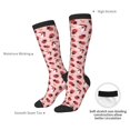 thumbnail image 3 of Daiia Sports Socks Cute Ladybugs 1 Printed Novelty Crew Socks for Men Women Knee High Socks Cotton Socks Soft & Breathable Support Unisex Socks, 3 of 9
