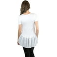 thumbnail image 3 of ToBeInStyle Women's Ruffled Chiffon Bottom Knit Top, 3 of 4