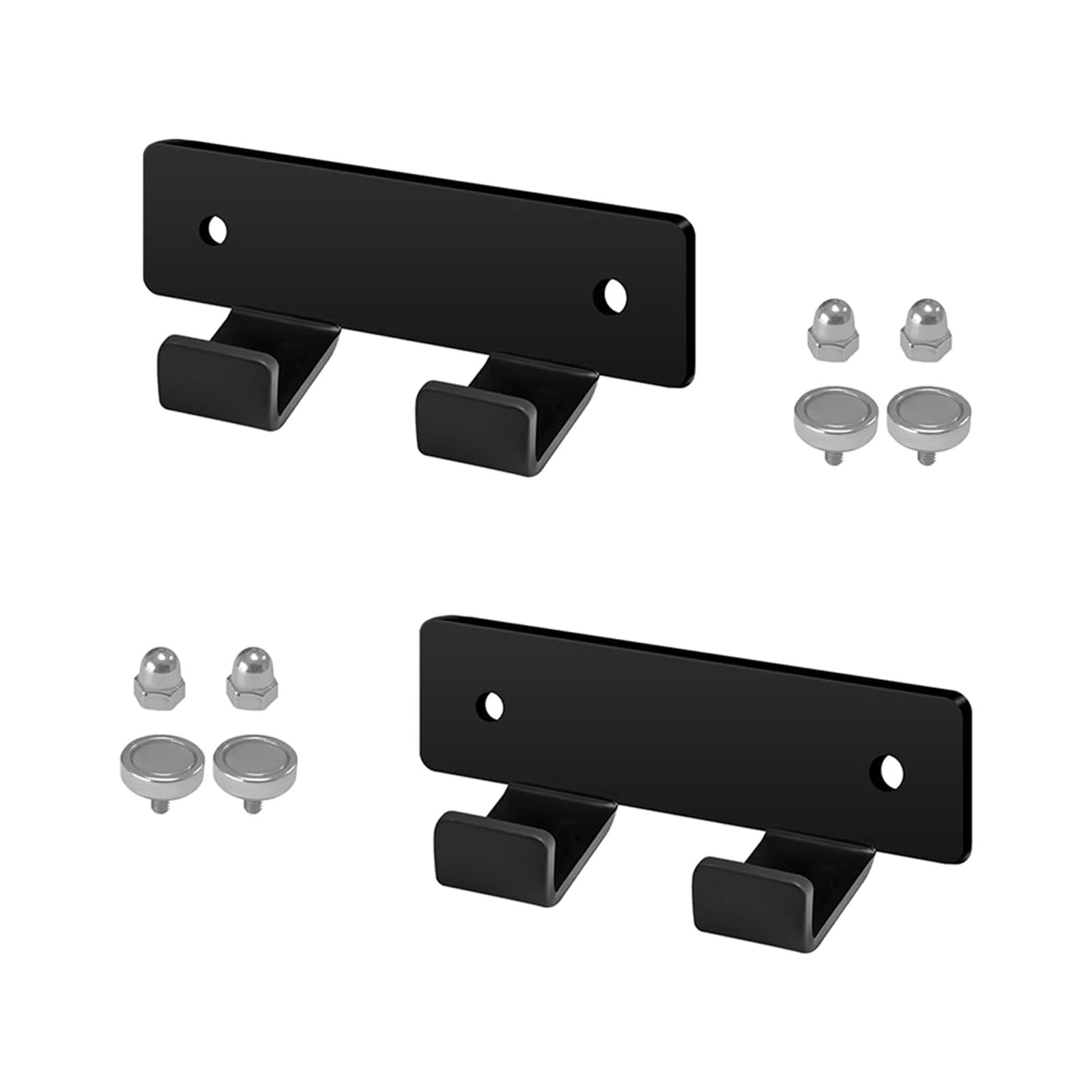 2 Pieces Storage Rack Magnetic Hooks Heavy Duty Steel Attachment for Workshop Drill Press Lathe Use