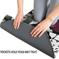thumbnail image 3 of Pioneer Flower Floral Print Pattern Hot Yoga Mat Towel Non Slip for Hot Yoga - Quick-Drying Yoga Mat Cover with 4 Corner Pockets with Travel Bag - Hot Yoga Towel Non Slip 70"x26", 3 of 6