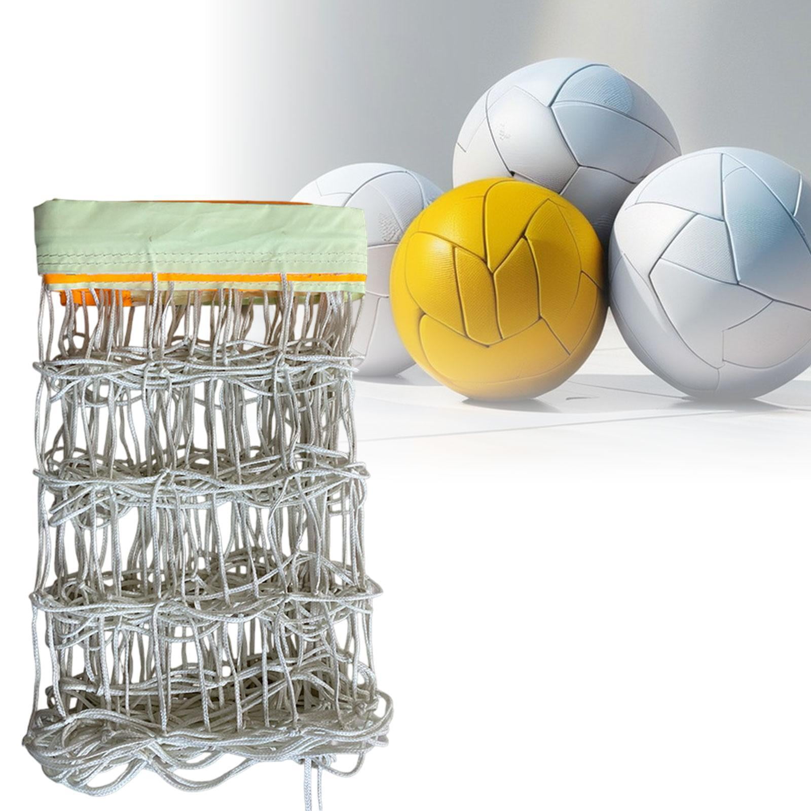 funtasica Luminous Volleyball Netto -olleyball Training Net Portable Foldable Exercise Network Volleyball Net for Park Beach Outdoor Sports