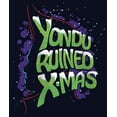 thumbnail image 2 of Girl's Guardians of the Galaxy Holiday Special Yondu Ruined X-Mas  Graphic Tee Navy Blue Small, 2 of 4