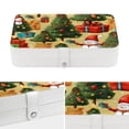 thumbnail image 4 of Christmas Jewelry Organizer Travel Case PU Leather with Removable Compartment, Portable Necklace Bracelet Holder Jewelry Display, 4 of 6