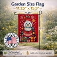 thumbnail image 2 of Coton De Tulear Holiday Christmas Garden Flag 11.25 in x 15.5 in, 2 of 7