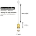 thumbnail image 2 of Kiven Anti Glare H-Type Track Lighting Pendants, 3-Light h Track Pendant Lights, Industrial H Track Light Pedant for Kitchen Restaurant Hallway, Shining Gold, 2 of 7