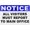 Warning Sign 4, variant on Notice All Shipping and Receiving in Rear Sign 8"x12" - Aluminum Tin Warning for Home Outdoor Garden, High-Visibility Directional Decor for Warehouse