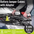 thumbnail image 4 of Jumper Cables Adapter 18V Battery, Auto Booster Cable Alligator Clips, 12AWG 5.9FT Portable Battery Jump Starter Automotive Booster Cables Power for Car Jump Starting Using Tool, 4 of 8
