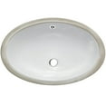 thumbnail image 4 of Novatto NP-U191307 Oval Undermount White Porcleain Sink with Overflow, 19.5 x 16-inches, 4 of 4