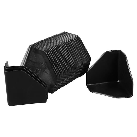 50PCS 3-Sided Corner Protectors for Box Packing Shipping Box Paper Carton Corner Protectors Plastic Packaging Edge Protectors