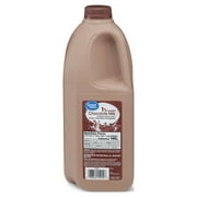 Great Value Milk 1% Lowfat Chocolate Half Gallon Plastic Jug
