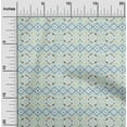 thumbnail image 2 of oneOone Polyester Spandex Light Mint Green Fabric Geometric Craft Projects Decor Fabric Printed By The Yard 56 Inch Wide-BO, 2 of 4