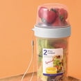 thumbnail image 4 of Contenedor de Alimentos, PP plástico Atertight Canista Portátil para Ensalada de yogurt, 4 of 7