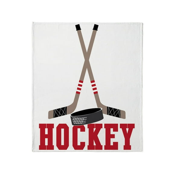 CafePress - Hockey Throw Blanket - Soft Fleece Throw Blanket, 50"x60" for All Ages